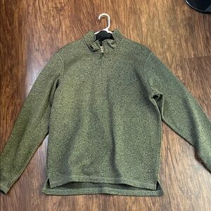 Wrangler Forest Green Zip-Up Sweater